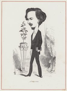 Algernon Charles Swinburne, költő alkotó: Frederick Waddy
