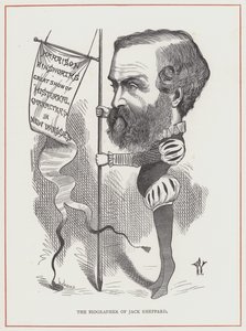 Harrison Ainsworth, Jack Sheppard életrajzírója alkotó: Frederick Waddy