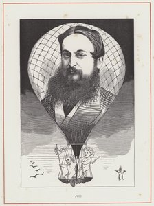 Tom Hood, a Fun szerkesztője alkotó: Frederick Waddy
