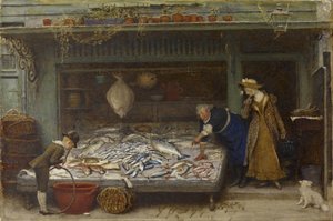 A Fishmongers Shop, 1873 (wc papíron)