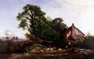 Dedham közelében, Essex államban alkotó: Frederick Waters Watts
