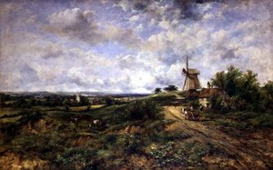Hampstead Heath kilátása alkotó: Frederick Waters Watts