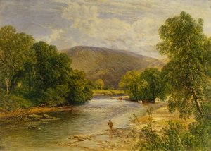 Bettys Y Coed, Észak-Wales (olaj, vászon) alkotó: Frederick William Hulme
