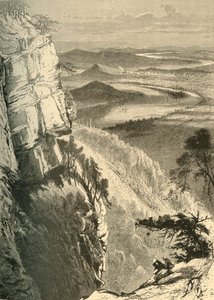 „Chattanooga és a Tennessee a Lookout Mountain-ból”, 1872.