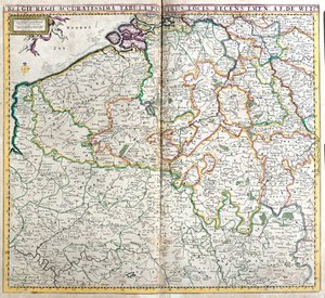 Belgium, Luxemburg, N alkotó: Frederick de Wit