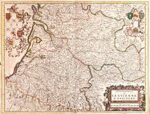 Guyenne, Gascony, Franciaország alkotó: Frederick de Wit