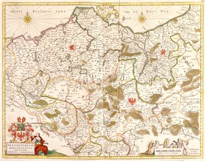 Mecklenburg-Elő-Pomeránia, Berlin, Brandeburg, Németország alkotó: Frederick de Wit