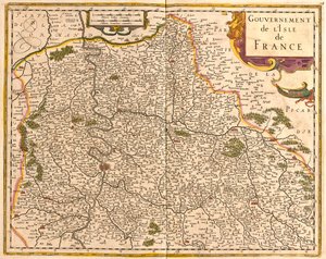 Île-de-France, Franciaország alkotó: Frederick de Wit
