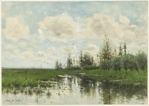 Medence fákkal és réttel alkotó: Fredericus Jacobus van Rossum du Chattel