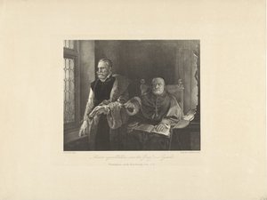 Egmond utolsó pillanatai cellájában, 1568 Egmond gróf utolsó pillanatai (cím a tárgyon) alkotó: Frederik Hendrik Weissenbruch (possibly)