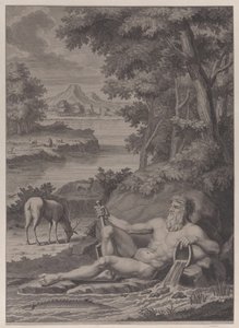 Folyóisten egy tájban, 1725.