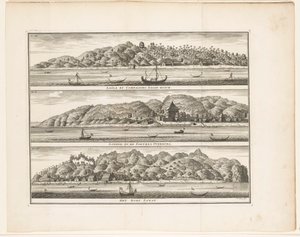 Számos VOC megerősítés a Ceram-en Laäla, Compagnies Sagoe-bosch / Loehoe és a Fortres Overburg / Saway faluja (cím az objektumon)