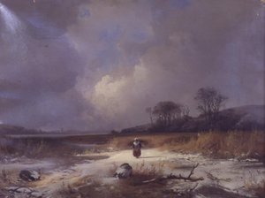 Téli táj alkotó: Frederik Rohde