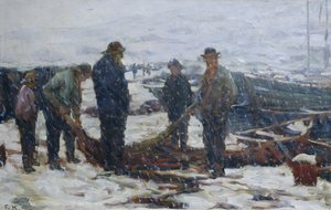 Halászok, 1900 körül (olaj, vászon)