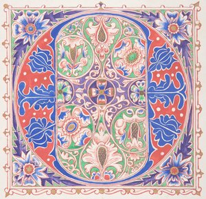 Világító Initial O, 1830-62.