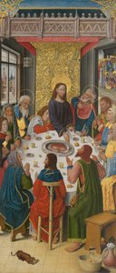 A Thuison-les-Abbeville-i Saint-Honoré kartaház főoltárának paneljei: Thélaudison: Az utolsó vacsora