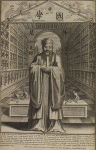 Konfucius kínai gondolkodó és társadalomfilozófus portréja (i.e. 551 ie 479).