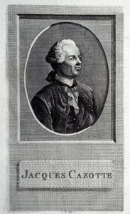 A szerző portréja, Jacques Cazotte 1720-1792