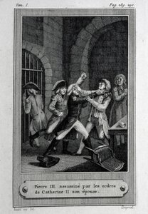 III. Péter Fjodorovics orosz császár meggyilkolása 1762. július 17-én