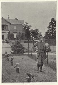Egy solymász a sólymával alkotó: French Photographer