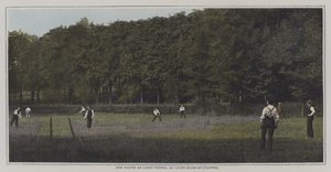Gyeptenisz a Lycee Micheletben, Vanves, Párizs (színes fotó) alkotó: French Photographer