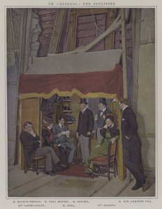Színészek a Comedie-Francaise szárnyában (színes fotó) alkotó: French Photographer