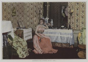 Sybil Sanderson amerikai szoprán a címszerepben Jules Massenet Thais című operájában (színes fotó) alkotó: French Photographer