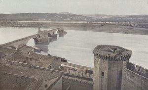 Avignon, erődítmények és a Pont Saint Benezet alkotó: French Photographer