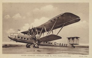 Avion Hengist Hendley 42. oldal, Párizs-London típusa alkotó: French Photographer