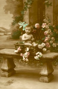 Baba a kosárban alkotó: French Photographer