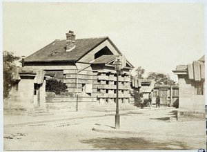 Barrière des fourneaux Vaugirard a „” les barriers de Paris”” fényképein, Gouviot alkotó: French Photographer