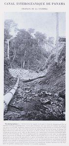 Panama Interoceanic Canal, Culebra Works (f/w fotó) alkotó: French Photographer