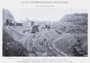 Panama óceánközi csatorna, zárművek (bw fotó) alkotó: French Photographer