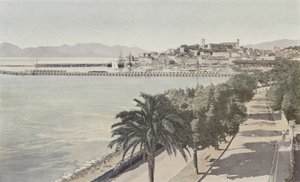 Cannes, kikötő és óváros, Boulevard de la Croisette alkotó: French Photographer