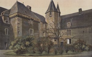 Carrouge, Chateau, Homlokzat az udvaron alkotó: French Photographer