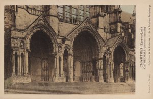 Chartres, Eure-Et-Loir, katedrális, veranda együtt alkotó: French Photographer