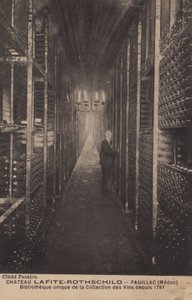 Chateau Lafite-Rothschild, Pauillac, Medoc, Borgyűjtemény könyvtára 1797 óta alkotó: French Photographer