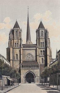 Dijon, Cathedrale Saint-Benign, homlokzat O alkotó: French Photographer