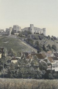 Druyes, Chateau, kilátás a tóra alkotó: French Photographer