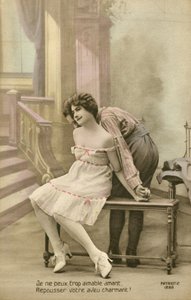 Ölelő pár (színes fotó) alkotó: French Photographer