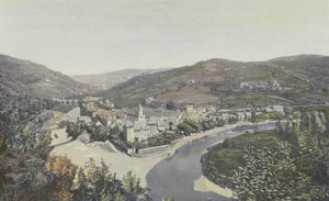 Bejegyzések, általános nézet és a Truyere összefolyása a tétellel alkotó: French Photographer