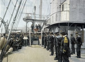 Francia tengerészgyalogság, 19. század vége: zavaró tényezők vasárnap – Bibl. des Arts deco. alkotó: French Photographer