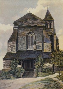 Gennes, St-Veterin templom, O Ensemble (a harangtorony restaurálása előtt) alkotó: French Photographer
