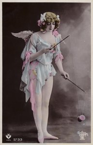 Lány játszik a diabolo alkotó: French Photographer