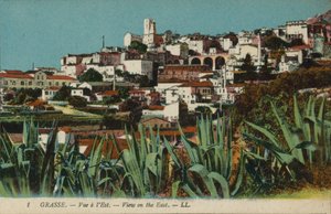 Grasse: Kilátás kelet felé (színes fénykép) alkotó: French Photographer