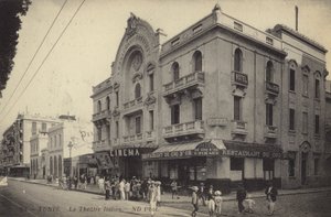 Olasz Színház, Tunisz, Tunézia alkotó: French Photographer