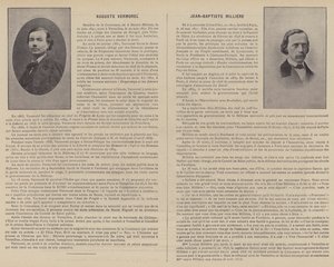 A párizsi kommün, Auguste Vermorel, Jean-Baptiste Milliere (f/w fotó) alkotó: French Photographer