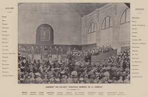 A Párizsi Kommün, A kommün tizenhét főtagjának ítélete, 1871. szeptember 2. (f/w fotó) alkotó: French Photographer