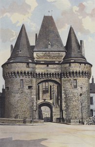 La Ferte-Bernard, Városkapu, a bejárat oldala (Városháza) alkotó: French Photographer