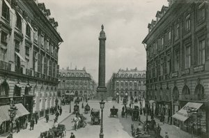 La Place Vendome, The Place Vendome (fénynyomat) alkotó: French Photographer